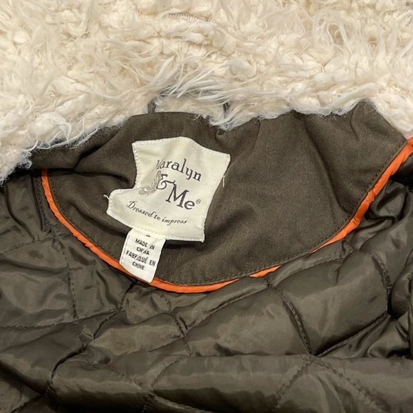 Maralyn & Me Faux-Fur-Trim Hooded Coat - Picture 9 of 11